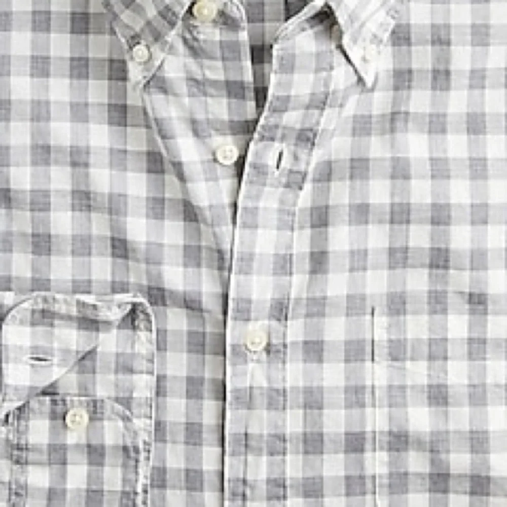 J.Crew Slim Untucked Secret Wash organic cotton poplin shirt